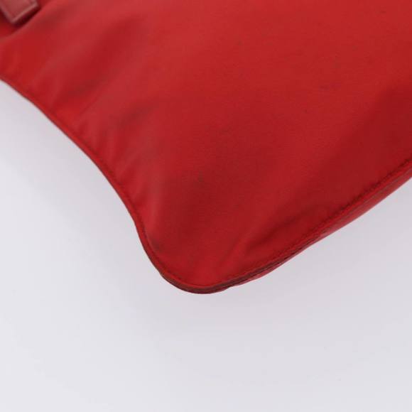 PRADA Shoulder Bag Nylon Red Auth 83691 - Picture 14 of 16